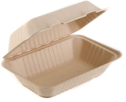 Picture of WELLCARE 6X6 BIODERADABLE HINGED CONTAINER, 200CT
