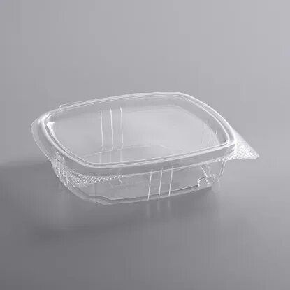 Picture of VF8060 - INLINE VISIBLY FRESH HINGED CONTAINER, 330CT PET 6X6X3