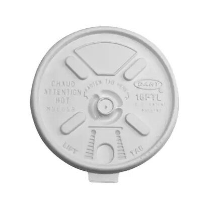Picture of  12FTL FOLD BACK LIDS FOR FOAM CUPS, 1000 CT